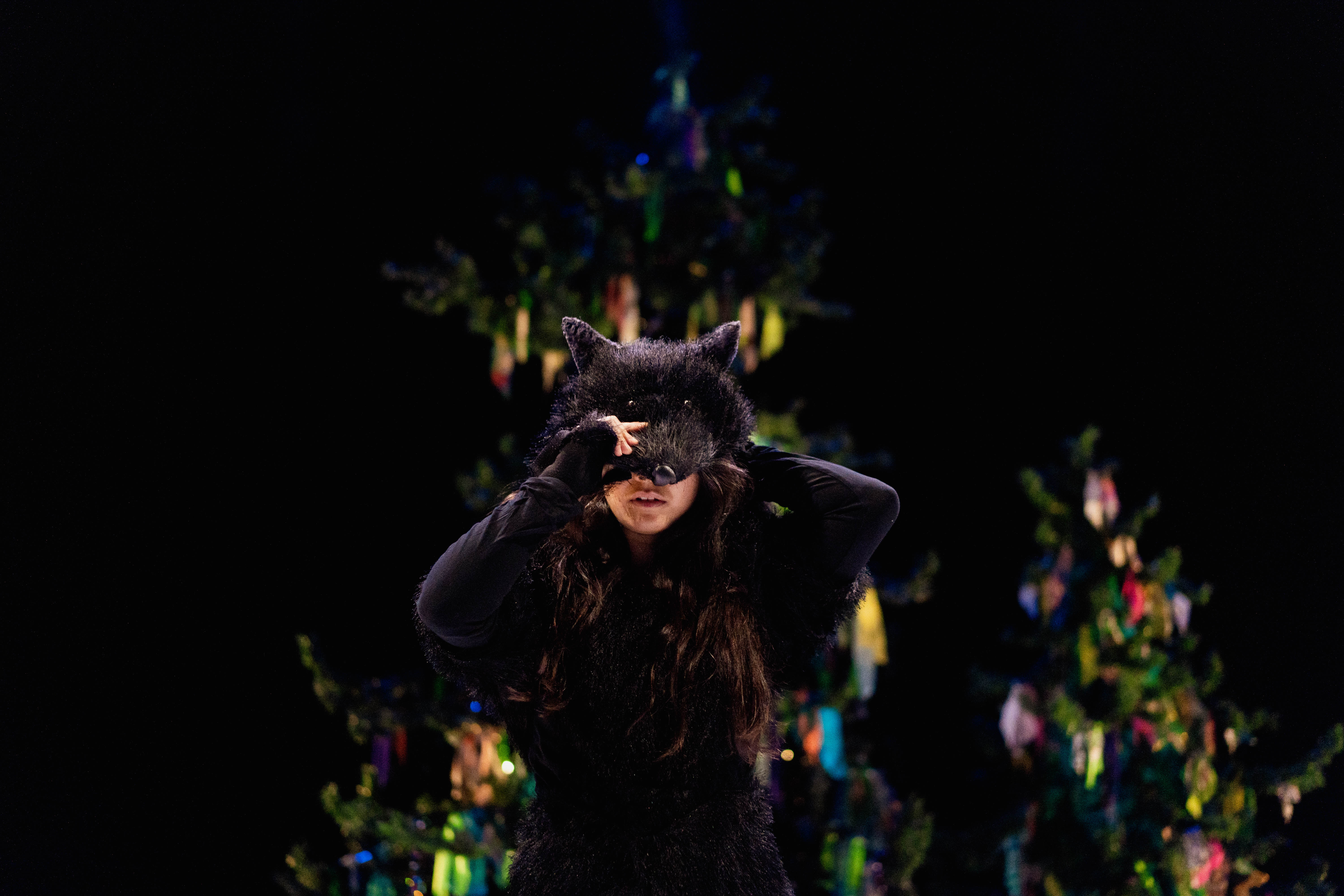 Photo du spectacle La louve, décrite ci-contre